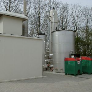 Special aerobic, high rate, closed design, sludge poor biotechnologies